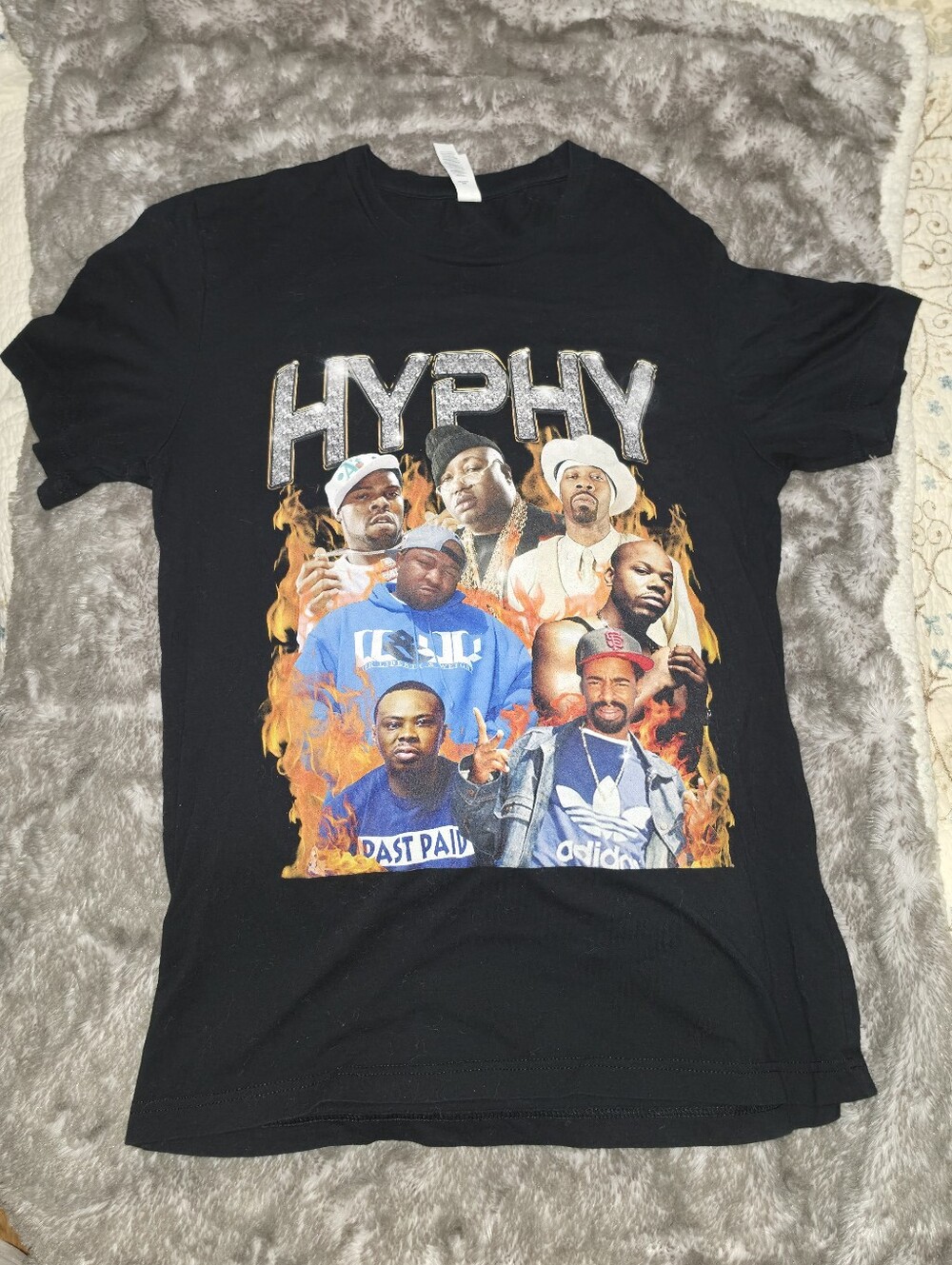 2000's Bay Area Hip-Hop Legends "Hyphy" Tee ~ Black | Men's: M